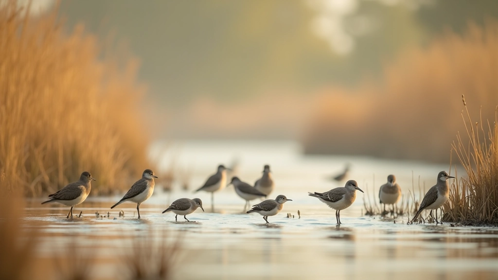 Vogels in hun natuurlijke habitat in het moerasgebied Mechels Broek
